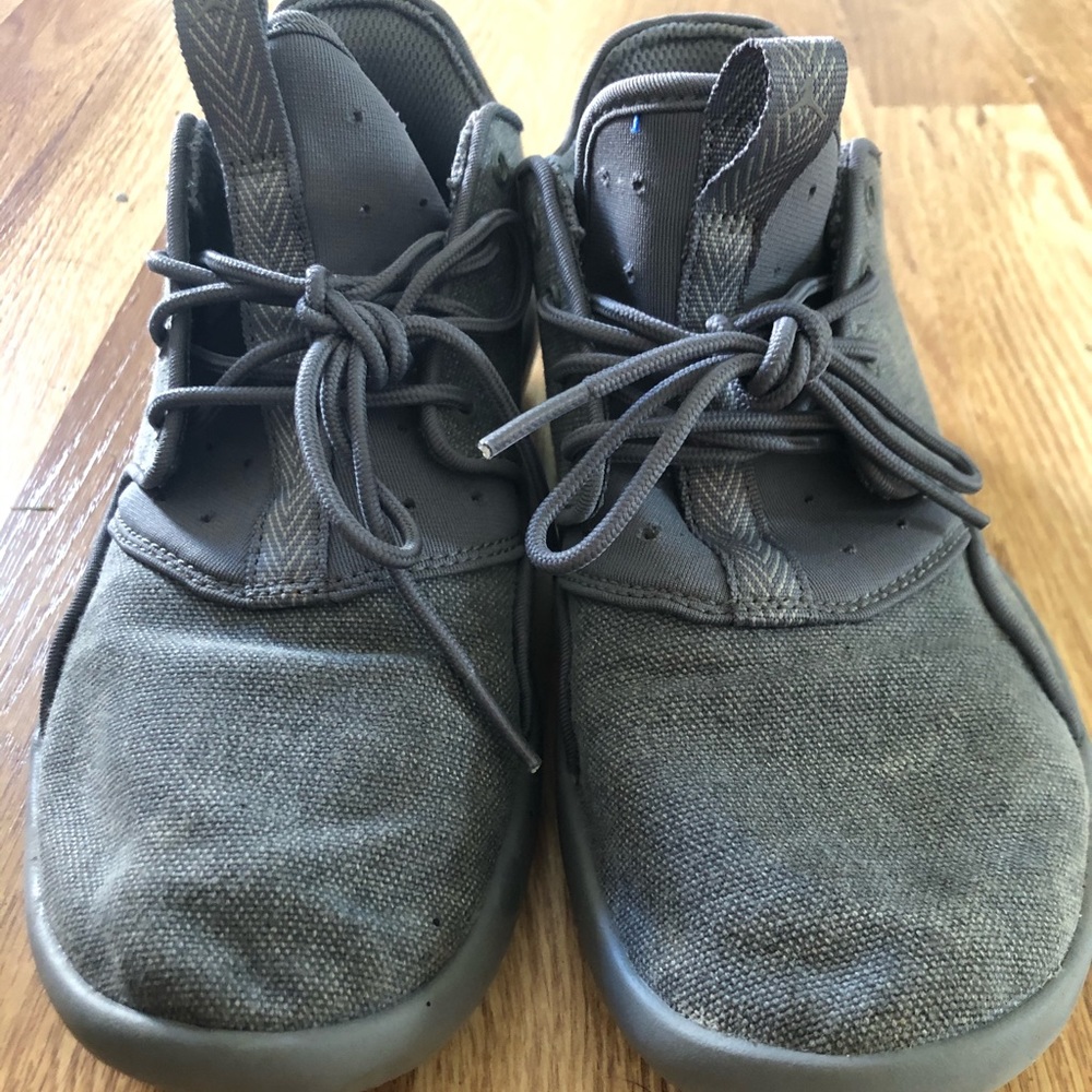 Gray Youth Jordans